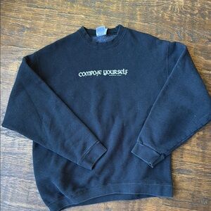 Compose Yourself 🎼 Black Sweatshirt M L
